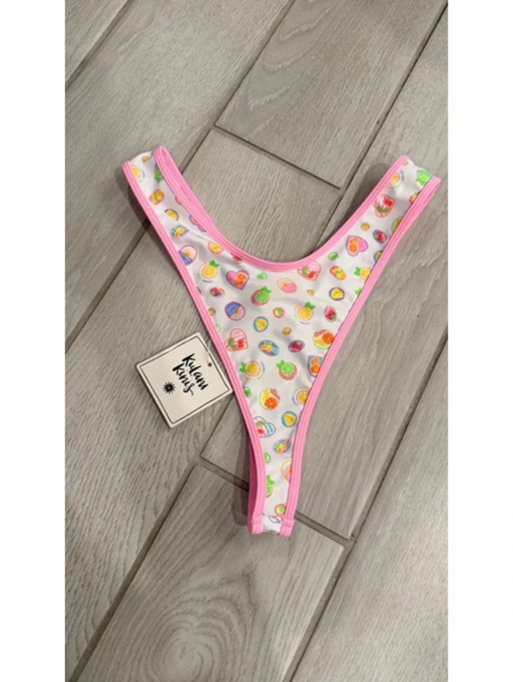 NWT Kulani Kinis Chase The Sun Bikini Bottom Size Large
